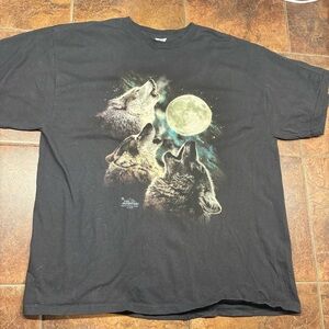 The Mountain 2007 Black Wolf Moon Men's T-Shirt